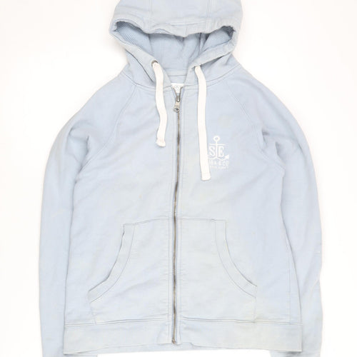 Quba & Co. Women's Blue Full Zip Hoodie Size 10