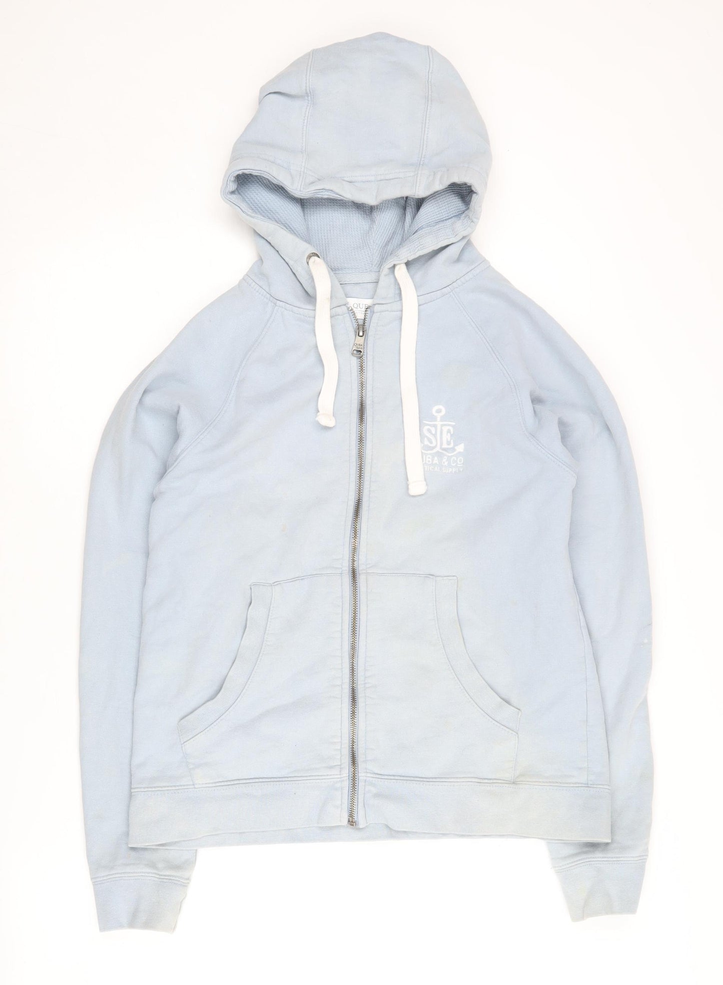 Quba & Co. Women's Blue Full Zip Hoodie Size 10