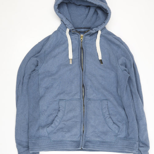 Fat Face Men's Blue Full Zip Hoodie XL