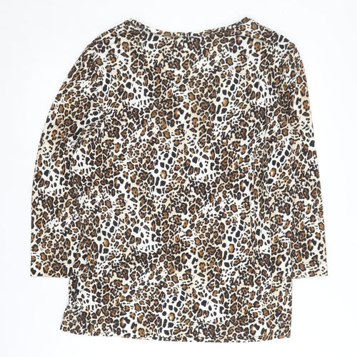Basler Women's Multicoloured Animal Print Top