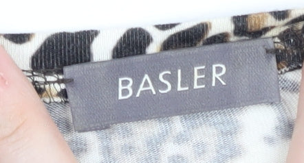 Basler Women's Multicoloured Animal Print Top