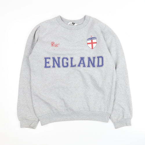 PEPCO Boys Grey England Sweatshirt 10-11 Years Crew Neck