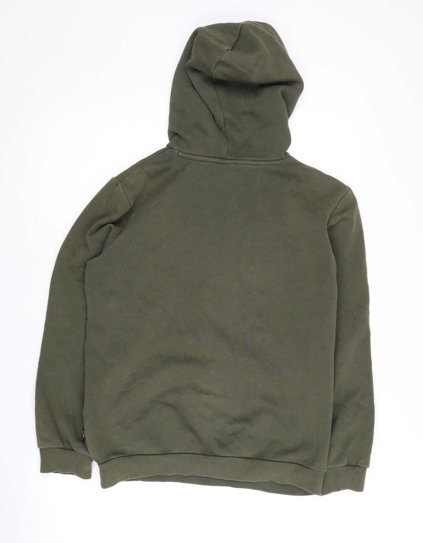 Puma Boys Green Hoodie Pullover 13-14 Years Logo Design
