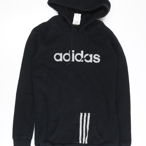 Adidas Women's Black Hoodie Medium with Logo