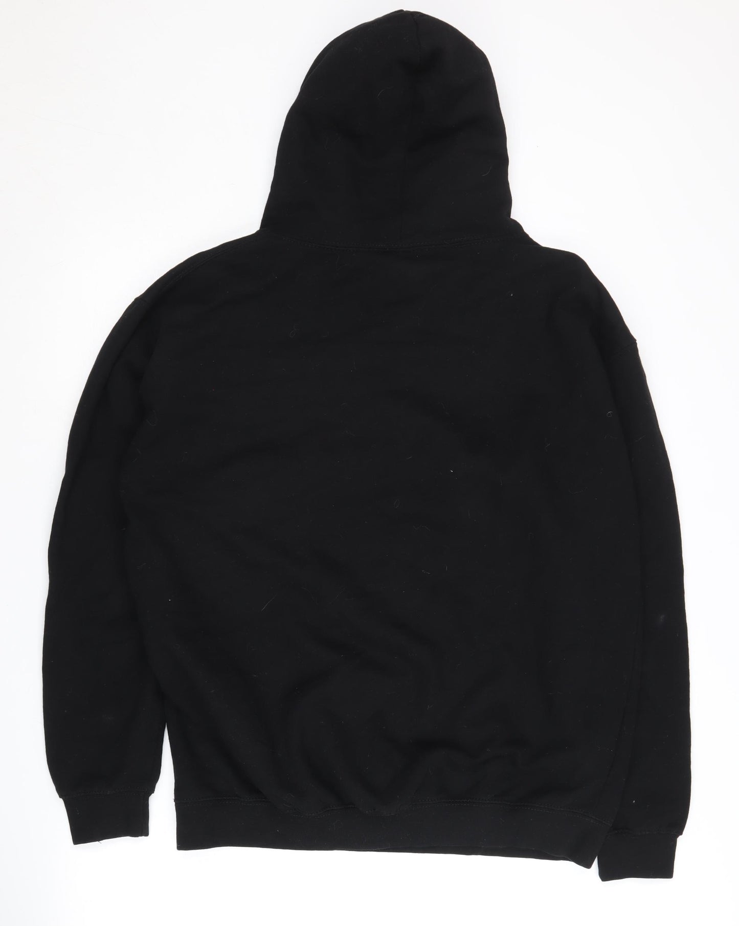 AWDis Just Hoods Men's Black Pullover Hoodie L