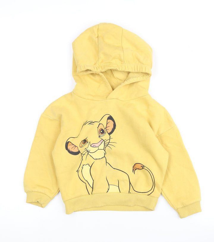 Disney at Primark Yellow Lion King Unisex Jumper, 18-24 Months