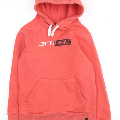 Animal Boys Orange Hoodie 9-10 Years Pullover Style
