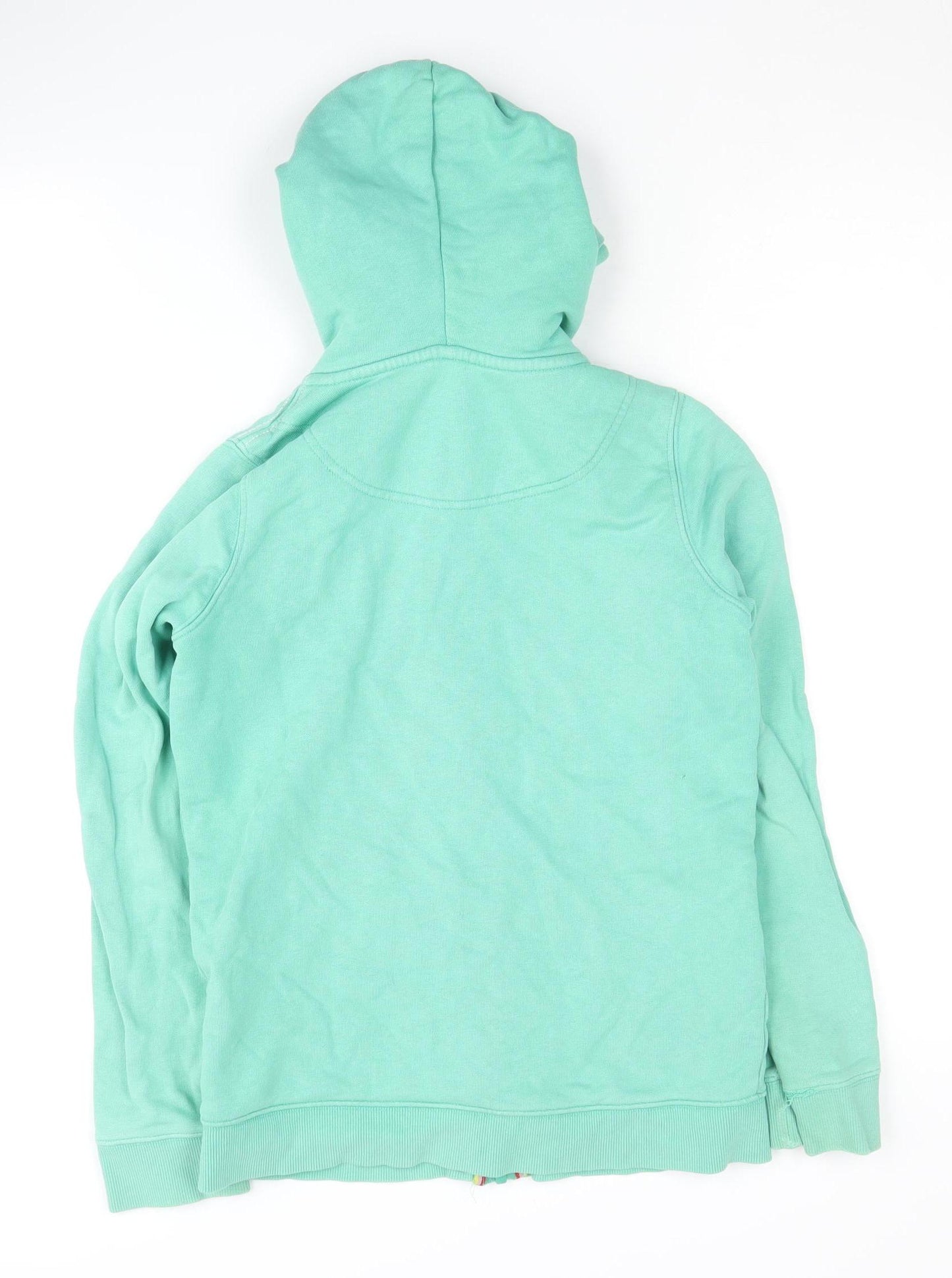 Joules Girls Green Full Zip Cotton Hoodie, Size 1 Year