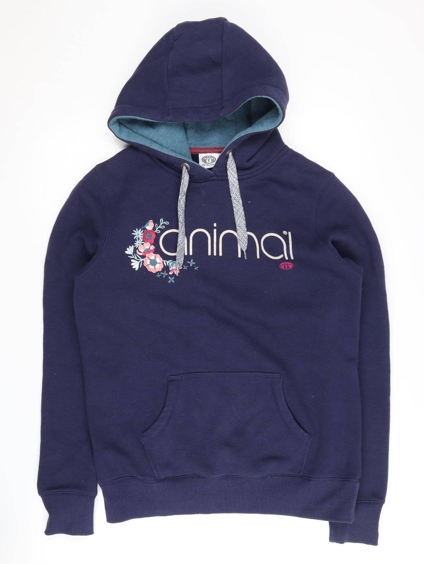 Animal Women's Blue Pullover Hoodie, Size 14