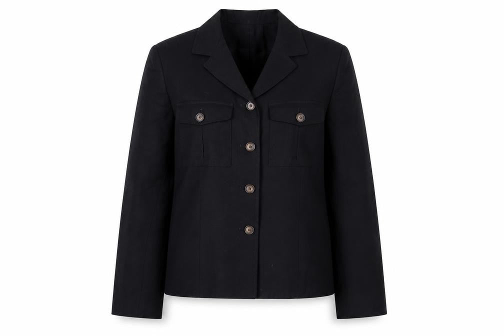 Front view of JH Collectibles Women's Black, size 14, Regular Jacket