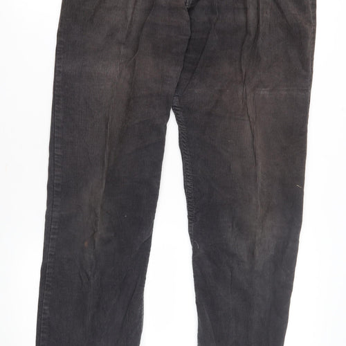 M&S Men's Grey Corduroy Trousers 34R