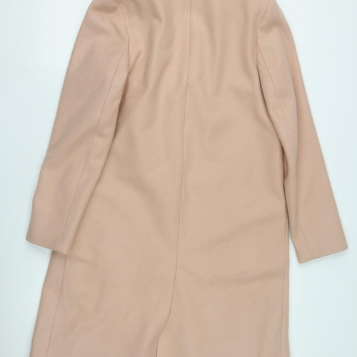 Dorothy Perkins Women's Beige Overcoat Size 10