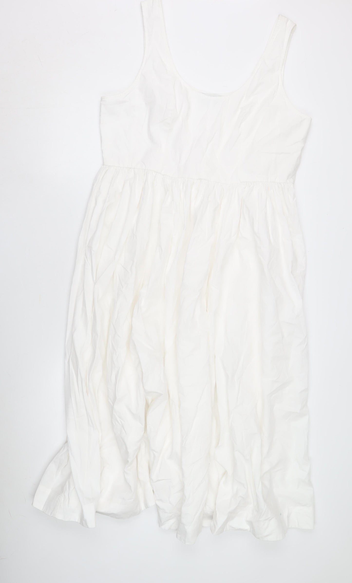 Marks and Spencer White Sleeveless Dress Size 18