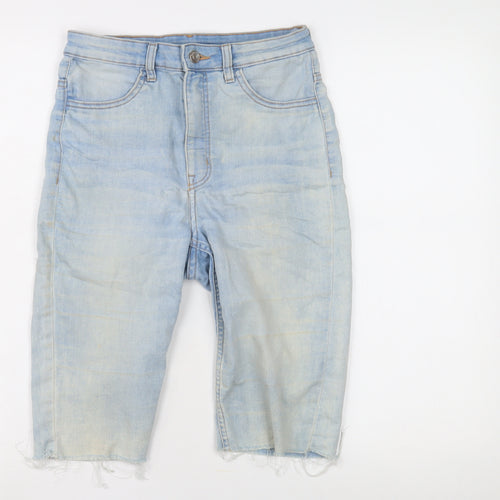H&M Women's Blue Denim Cut-Off Shorts, Size 12