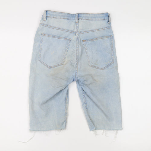 H&M Women's Blue Denim Cut-Off Shorts, Size 12
