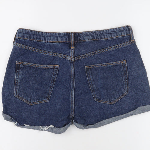 Women's Blue Denim Shorts, Size 12, Regular Fit