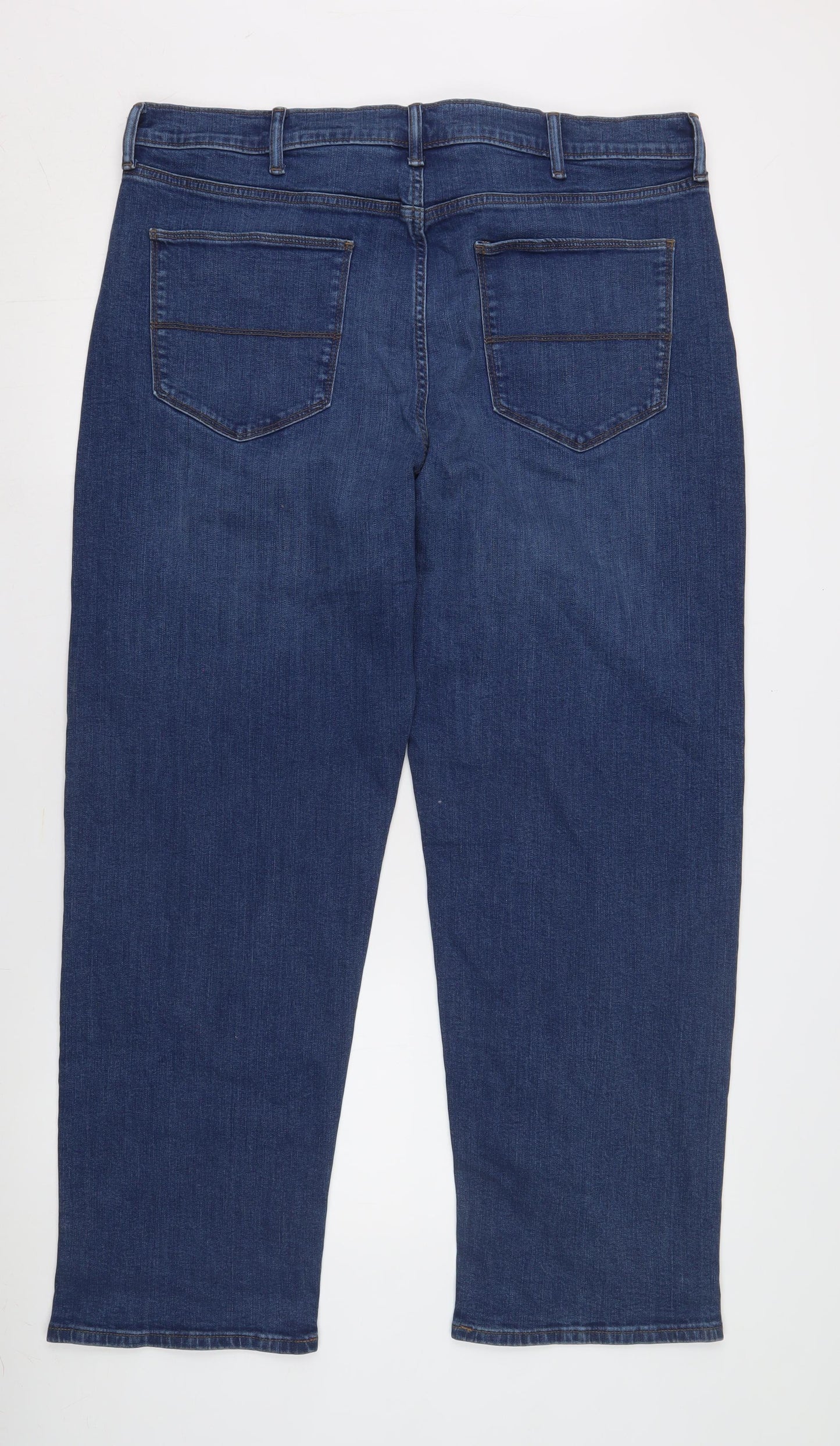 Marks and Spencer Men's Blue Relaxed Jeans 40in Waist