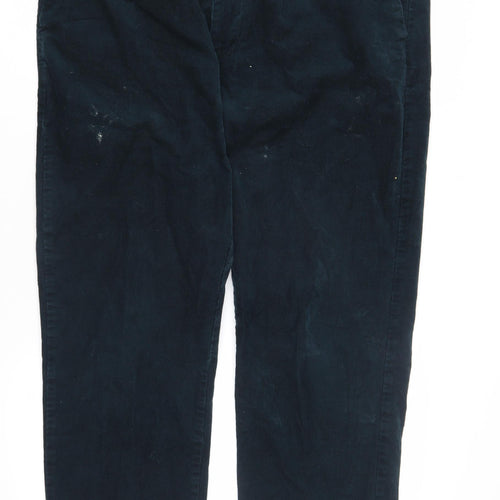 Marks and Spencer Men's Black Corduroy Trousers 40R