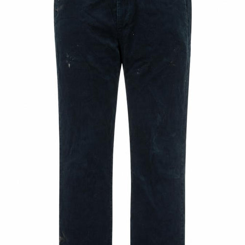 Marks and Spencer Men's Black Corduroy Trousers 40R