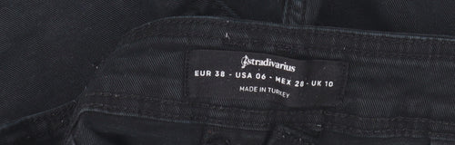 Stradivarius Women's Black Wide-Leg Jeans Size 10