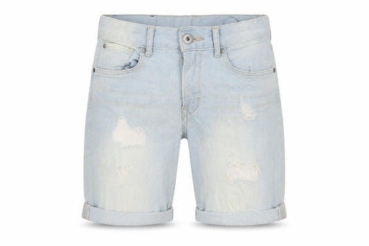 Boys Blue Denim Bermuda Shorts, Slim Fit, Size 12