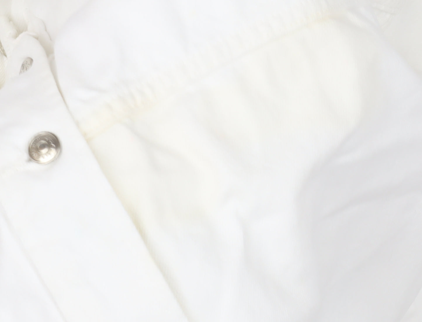 Zara Men's White Cotton Basic Jacket XS