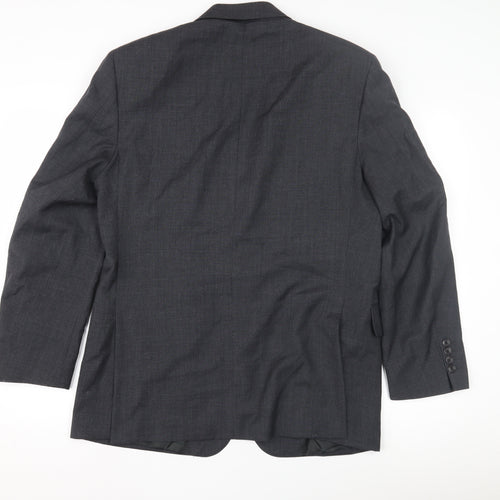 Austin Reed Men's Grey Wool Blazer, Size 40S