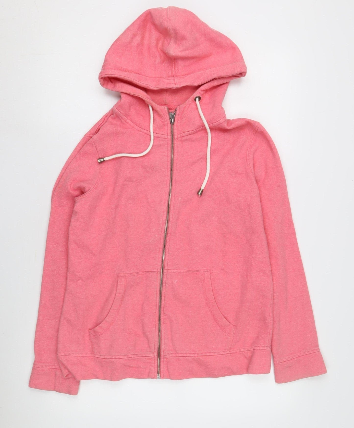 Next Women's Pink Full Zip Hoodie Size 12 Casual