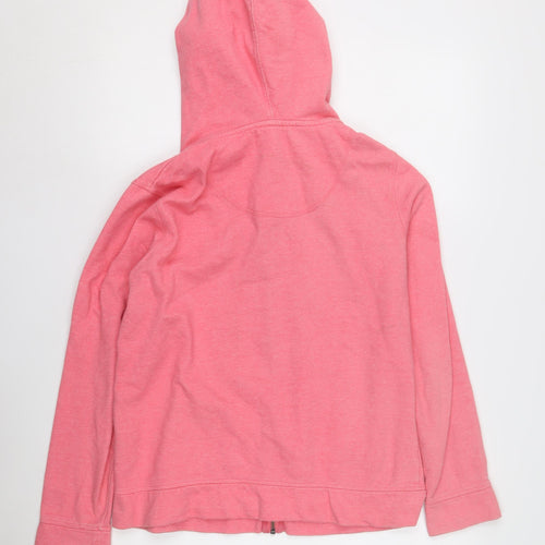 Next Women's Pink Full Zip Hoodie Size 12 Casual