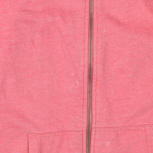 Next Women's Pink Full Zip Hoodie Size 12 Casual