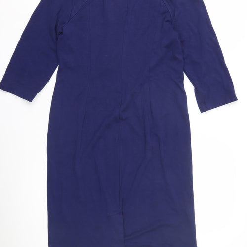 Seraphine Women's Blue Maternity Sheath Dress Size 12