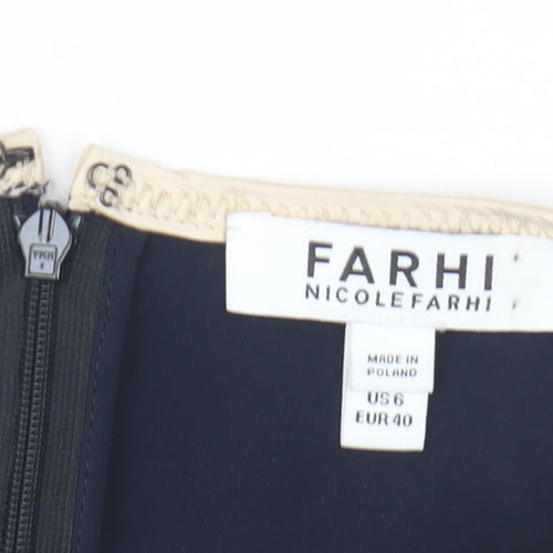 Farhi Women's Multicoloured Shift Dress Size 12