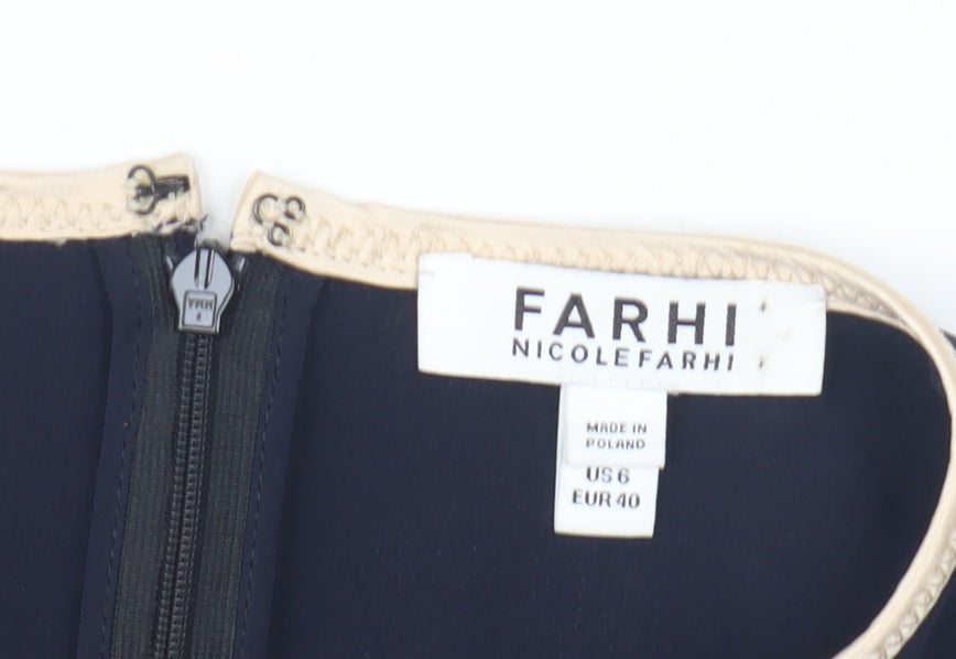Farhi Women's Multicoloured Shift Dress Size 12