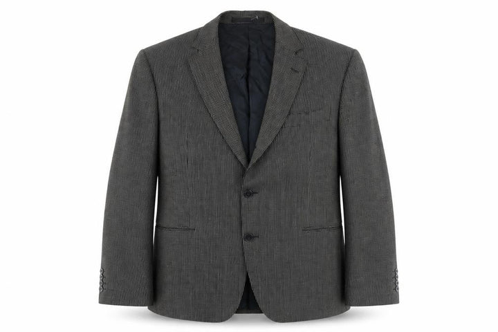 Marks & Spencer Men's Black Check Blazer 42 M