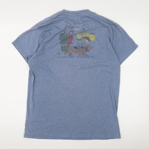 It's a dog's life Blue Men's L T-Shirt - Graphic Print