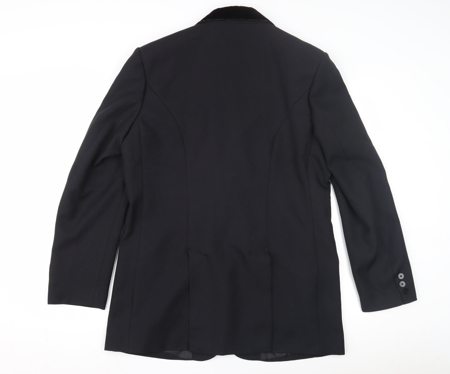 Dublin Men's Black Blazer Classic Mid-Length Formal