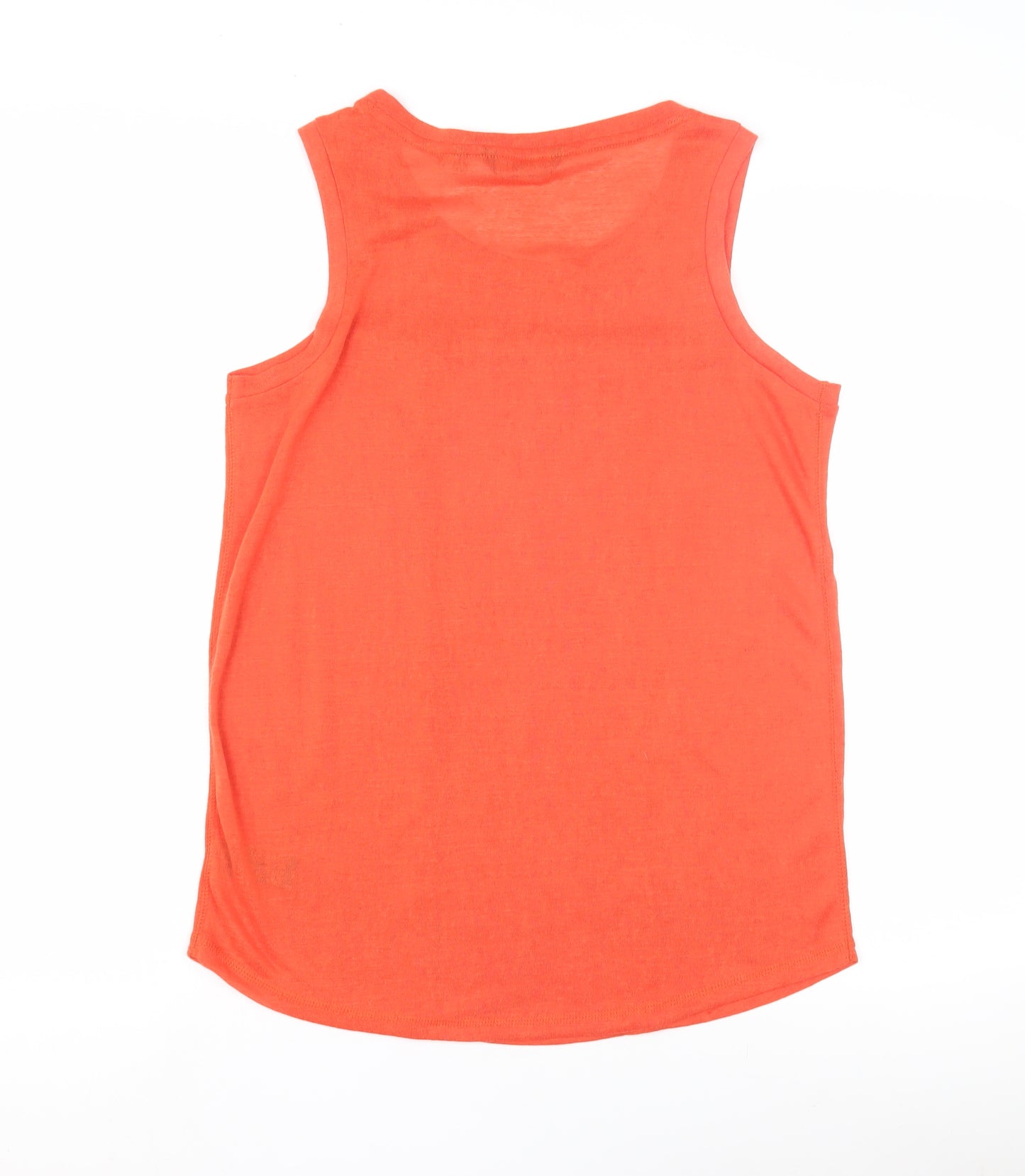 Next Women's Orange Tank Top Size 10 Sleeveless
