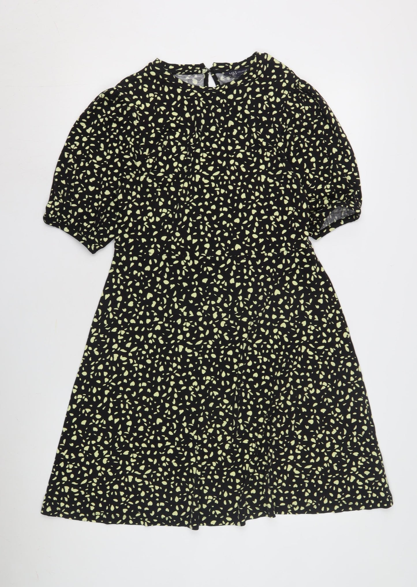 Marks and Spencer Women's Black A-Line Dress, Size 12