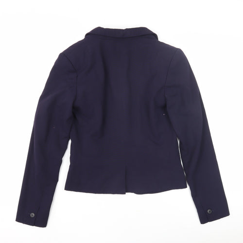H&M Women's Blue Blazer, Size 6, Short Length