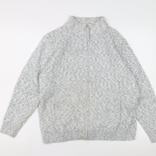 Honor Millburn Women's Grey Knit Jacket Size 14
