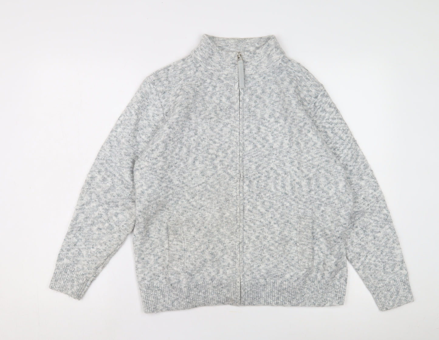 Honor Millburn Women's Grey Knit Jacket Size 14