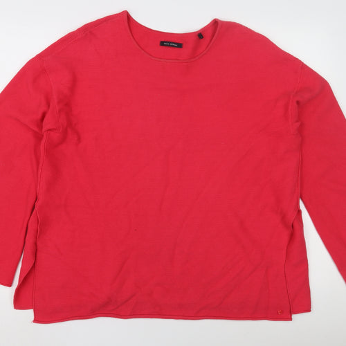 Marc O'Polo Women's Red Cotton Pullover Jumper L
