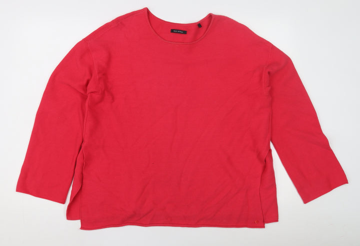 Marc O'Polo Women's Red Cotton Pullover Jumper L