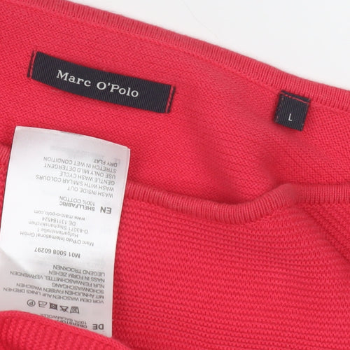 Marc O'Polo Women's Red Cotton Pullover Jumper L