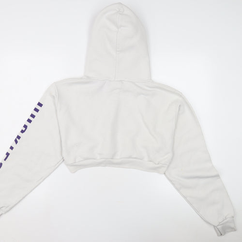 Champion Women's White Graphic Hoodie Size S