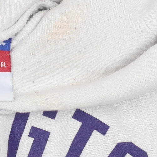 Champion Women's White Graphic Hoodie Size S
