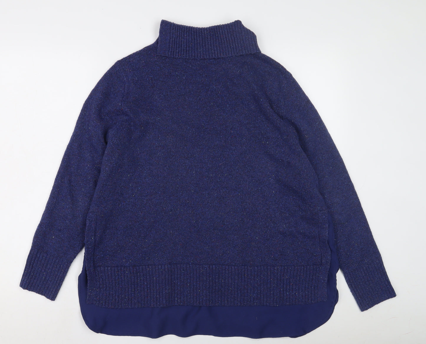 Monsoon Women's Blue Pullover Jumper, L, Wool Blend