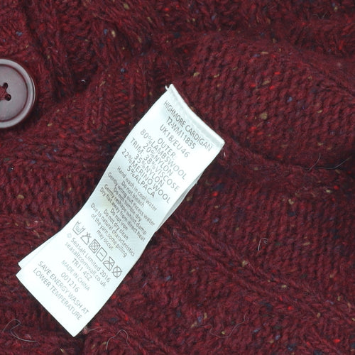 Seasalt Cornwall Women's Red Cardigan, Size 18