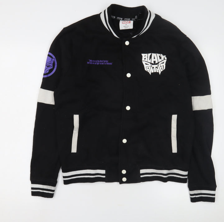Marvel Unisex Black Panther Varsity Jacket M