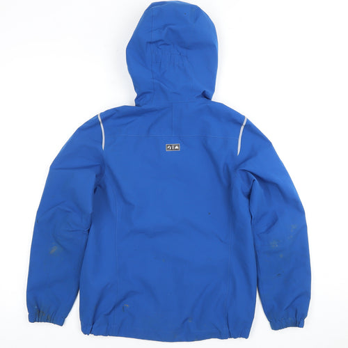 Adidas Boys Blue Waterproof Rain Coat 9-10 Years